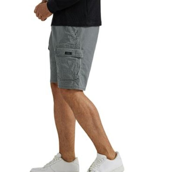 BRAND NEW Men's and Big Men's Stretch Cargo Shorts Pewter - Picture 3 of 7